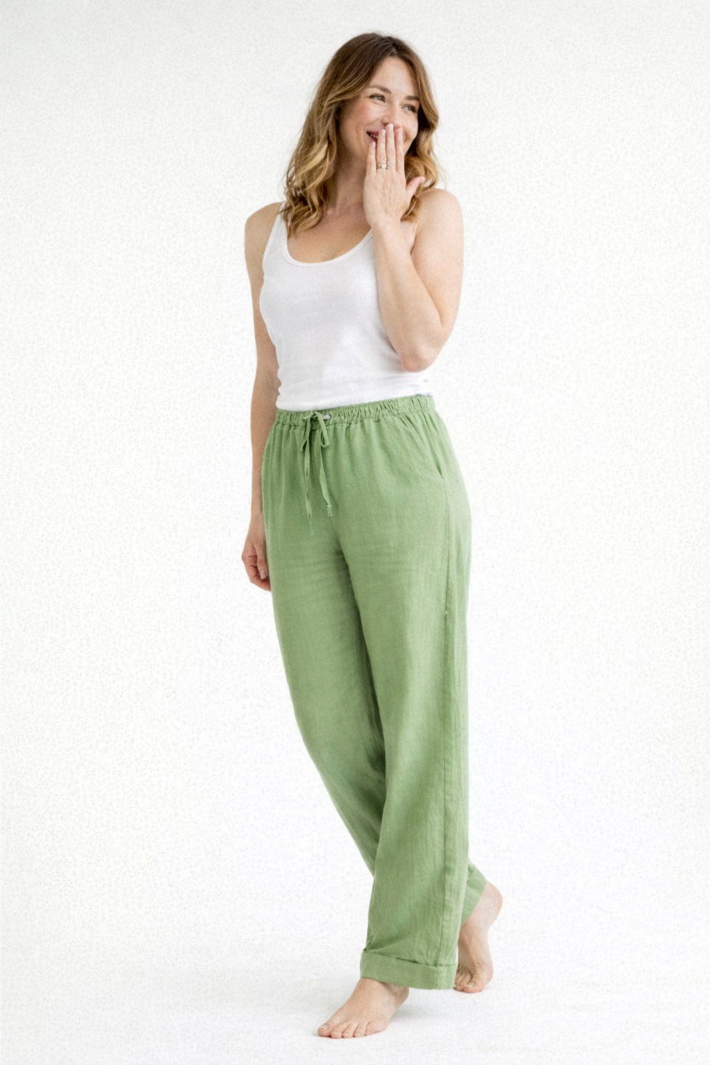 Marina | Comfortabele broek met hoge taille 6