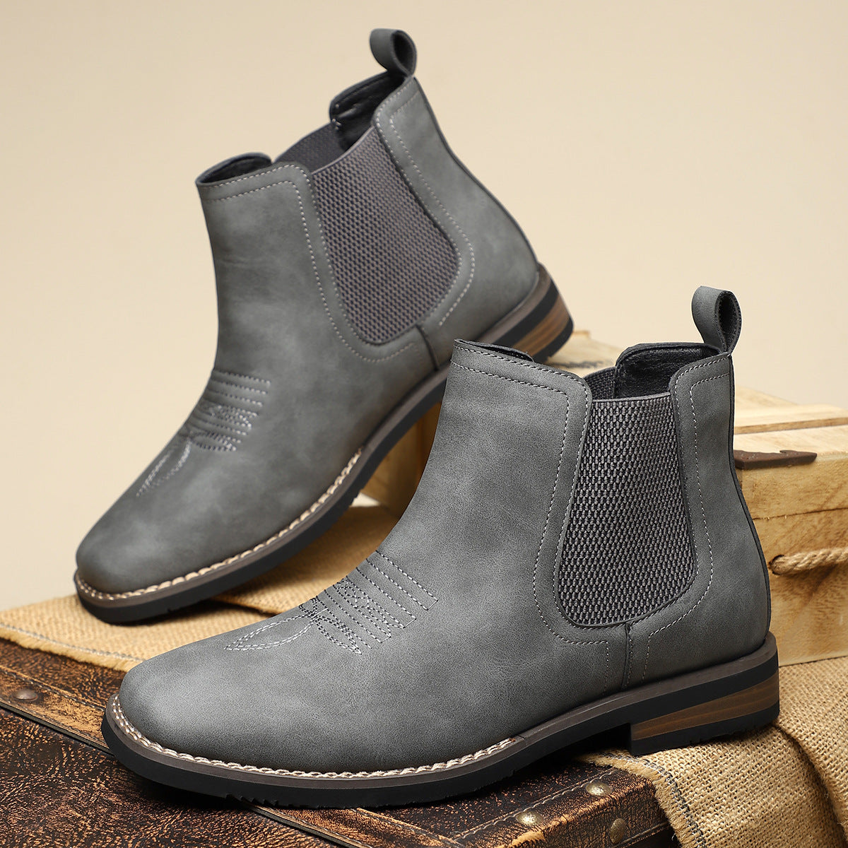 Martin | Robuuste en elegante leren boots 6