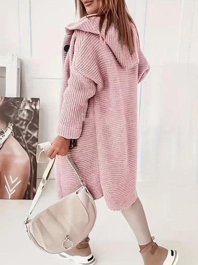 Martina | Comodo cardigan con cappuccio
