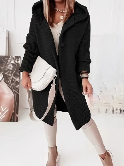 Martina | Comodo cardigan con cappuccio