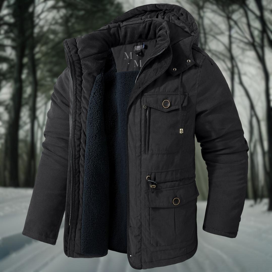 Heren Winterjas met Capuchon - Functioneel en Warm