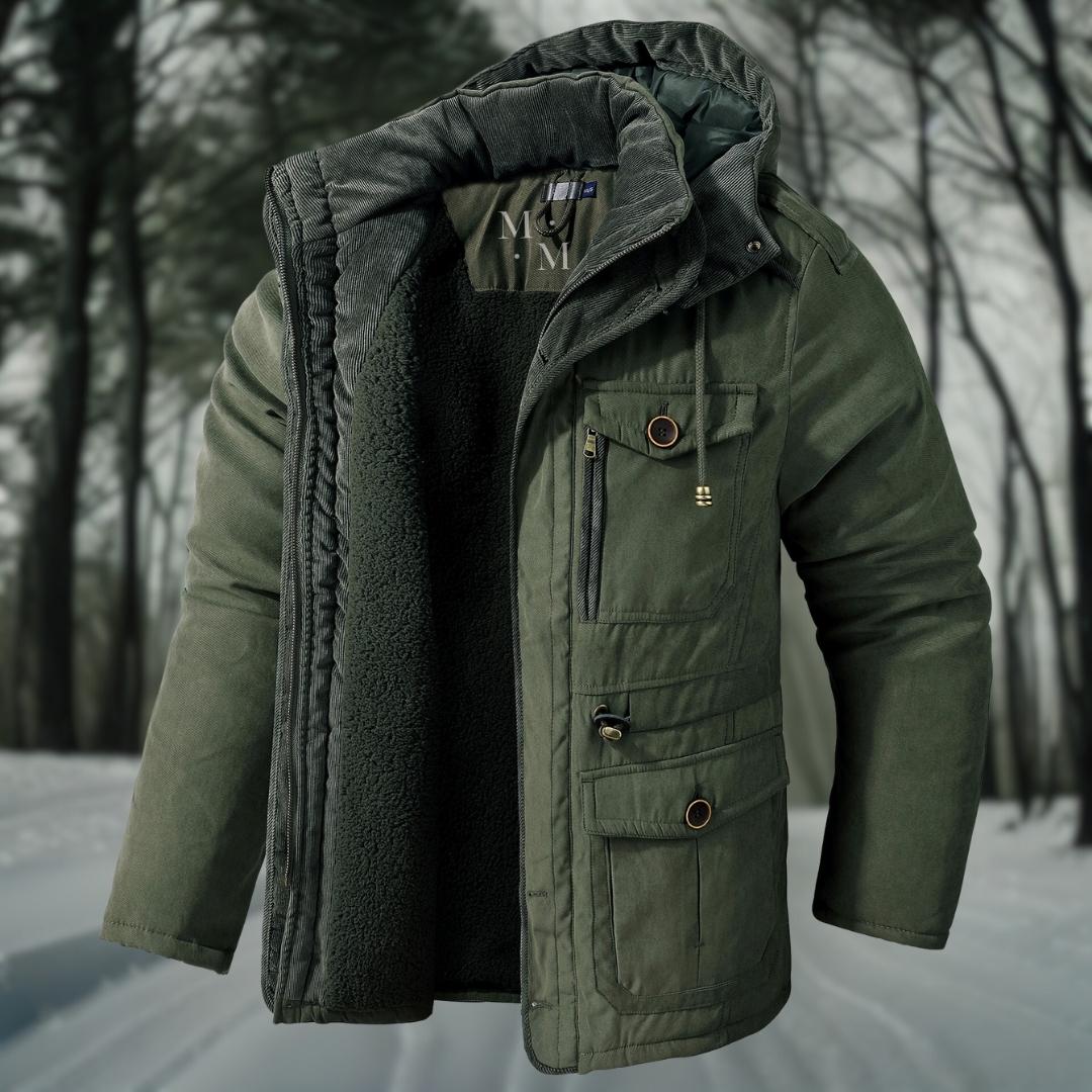 Heren Winterjas met Capuchon - Functioneel en Warm