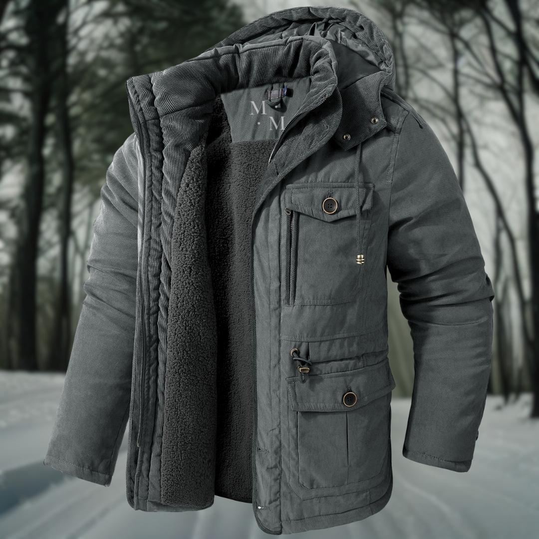 Heren Winterjas met Capuchon - Functioneel en Warm