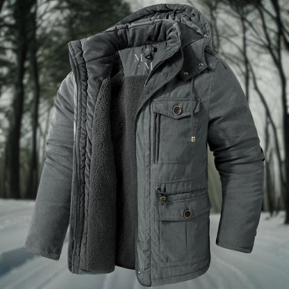 Heren Winterjas met Capuchon - Functioneel en Warm