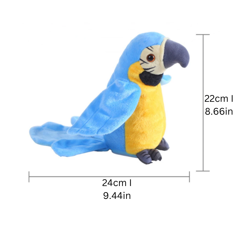 Papegaai Knuffel Squawkie Grappig Zacht Speelgoed