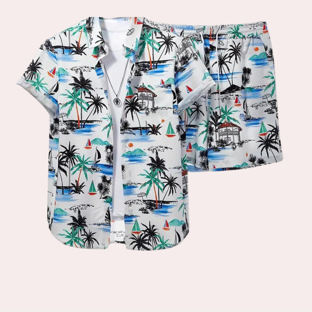 Heren Zomer Set Ademend en Comfortabel