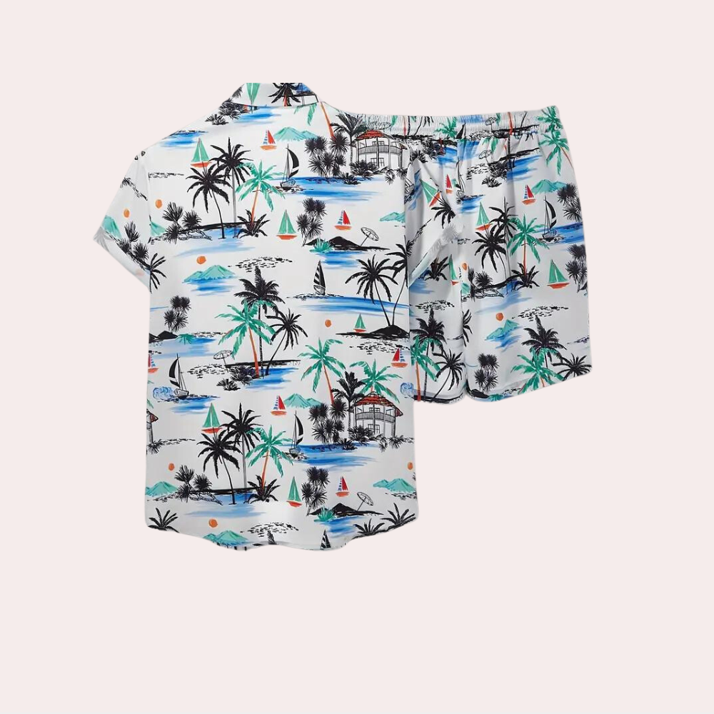 Heren Zomer Set Ademend en Comfortabel