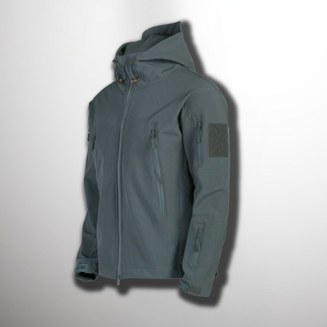 Waterdichte Heren Outdoor Jas – Winddicht & Functioneel met Antidiefstaltassen