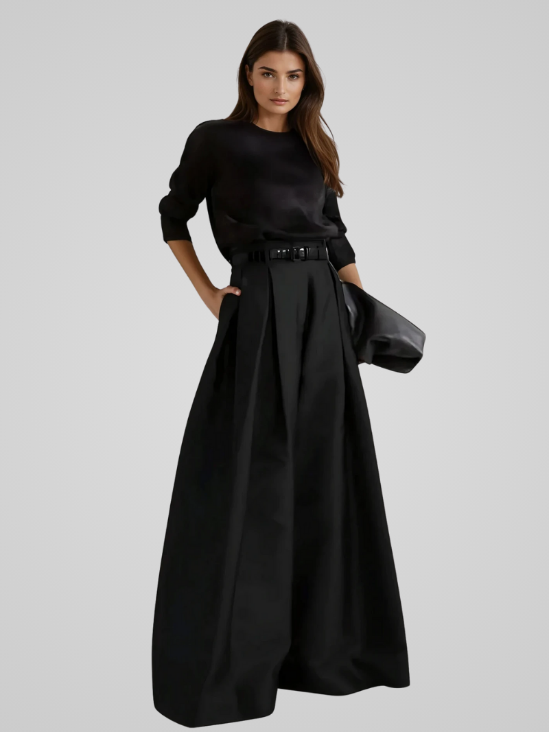Maxi Rok-Broek Hoge Taille Elegante Jurkrok voor Vrouw - Mode Vibes