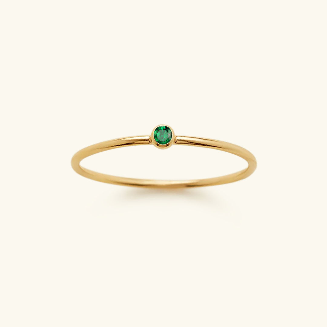 Geboortesteen Ring Zirkonia Celestia