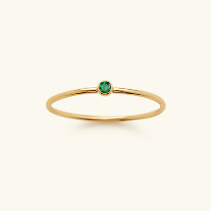 Geboortesteen Ring Zirkonia Celestia