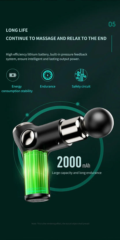 Massage Gun Draagbaar Pistool Vibratie Massager