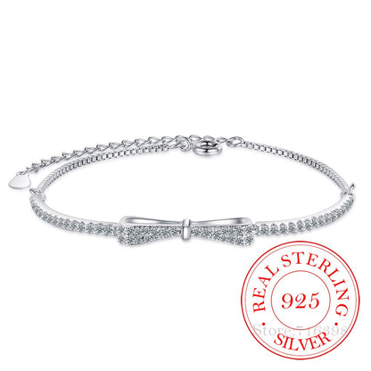 Zilveren Tennisarmband met Zirkonia Edelsteen Elegant Simpel - Mode Vibes