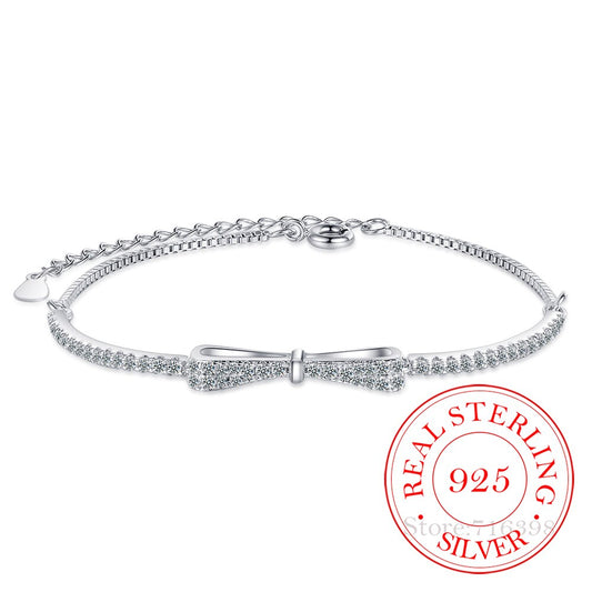 Zilveren Tennisarmband met Zirkonia Edelsteen Elegant Simpel - Mode Vibes