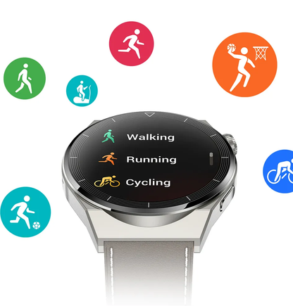 Smartwatch Met Hartslagmeter en Stijlvol Design