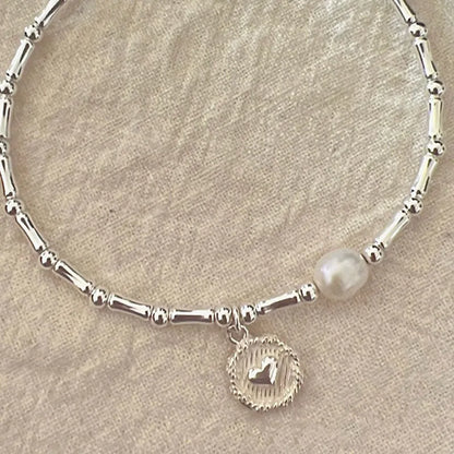 Zilveren Armband met Bamboe Knoopjes Uniek Design