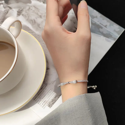 Zilveren Tennisarmband met Zirkonia Edelsteen Elegant Simpel