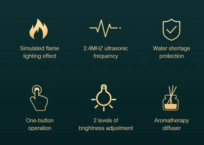 Ultrasone Aroma Diffuser Met Cool Mist
