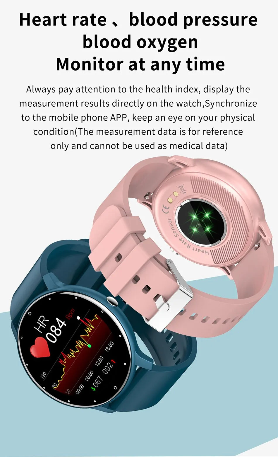 Sportieve Smartwatch met Hartslagmeter en GPS Tracker