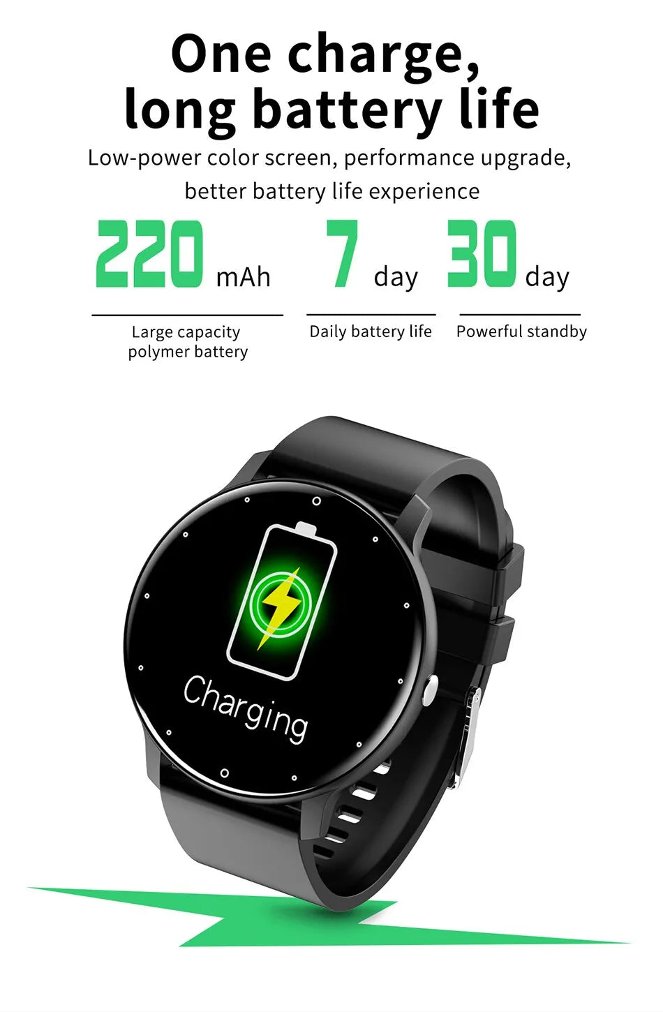 Sportieve Smartwatch met Hartslagmeter en GPS Tracker