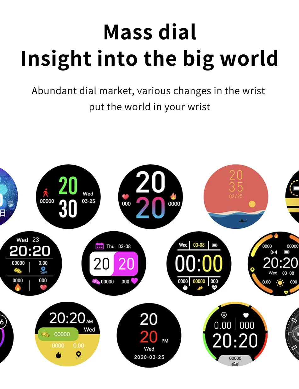 Sportieve Smartwatch met Hartslagmeter en GPS Tracker