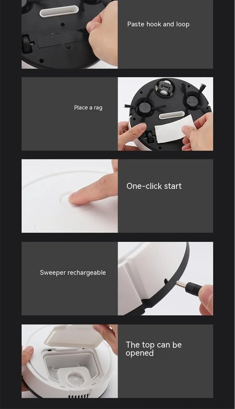 Mini Robotstofzuiger Slim en Intelligente Stofzuigmachine