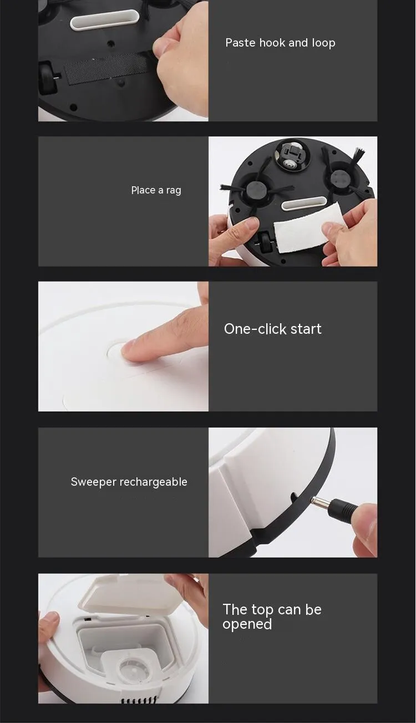 Mini Robotstofzuiger Slim en Intelligente Stofzuigmachine