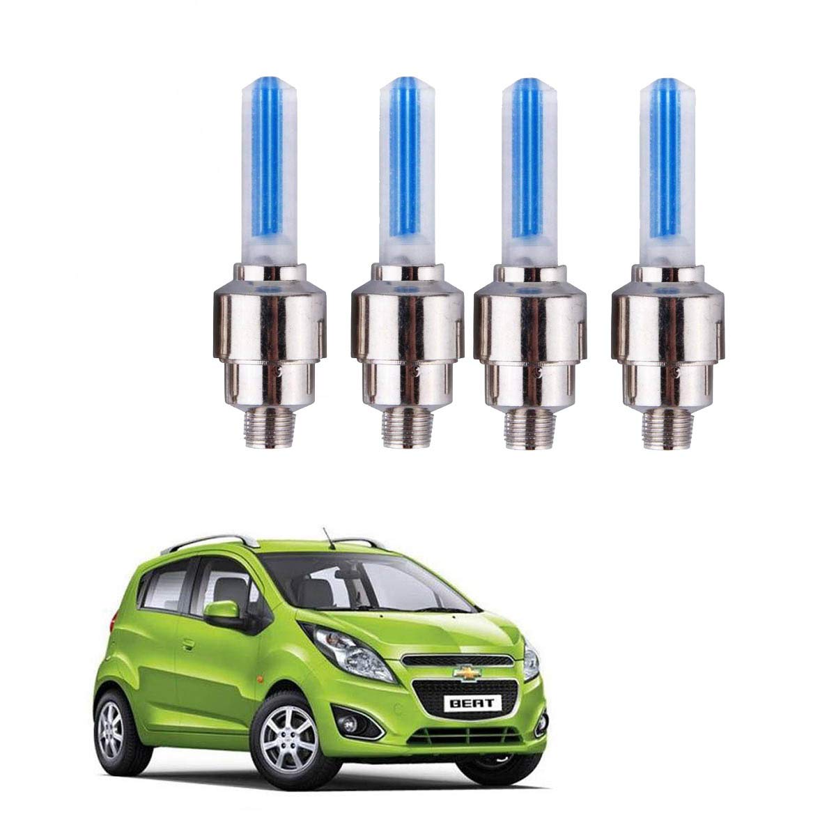 Verlichte Ventieldoppen Set van 4 GlowRims