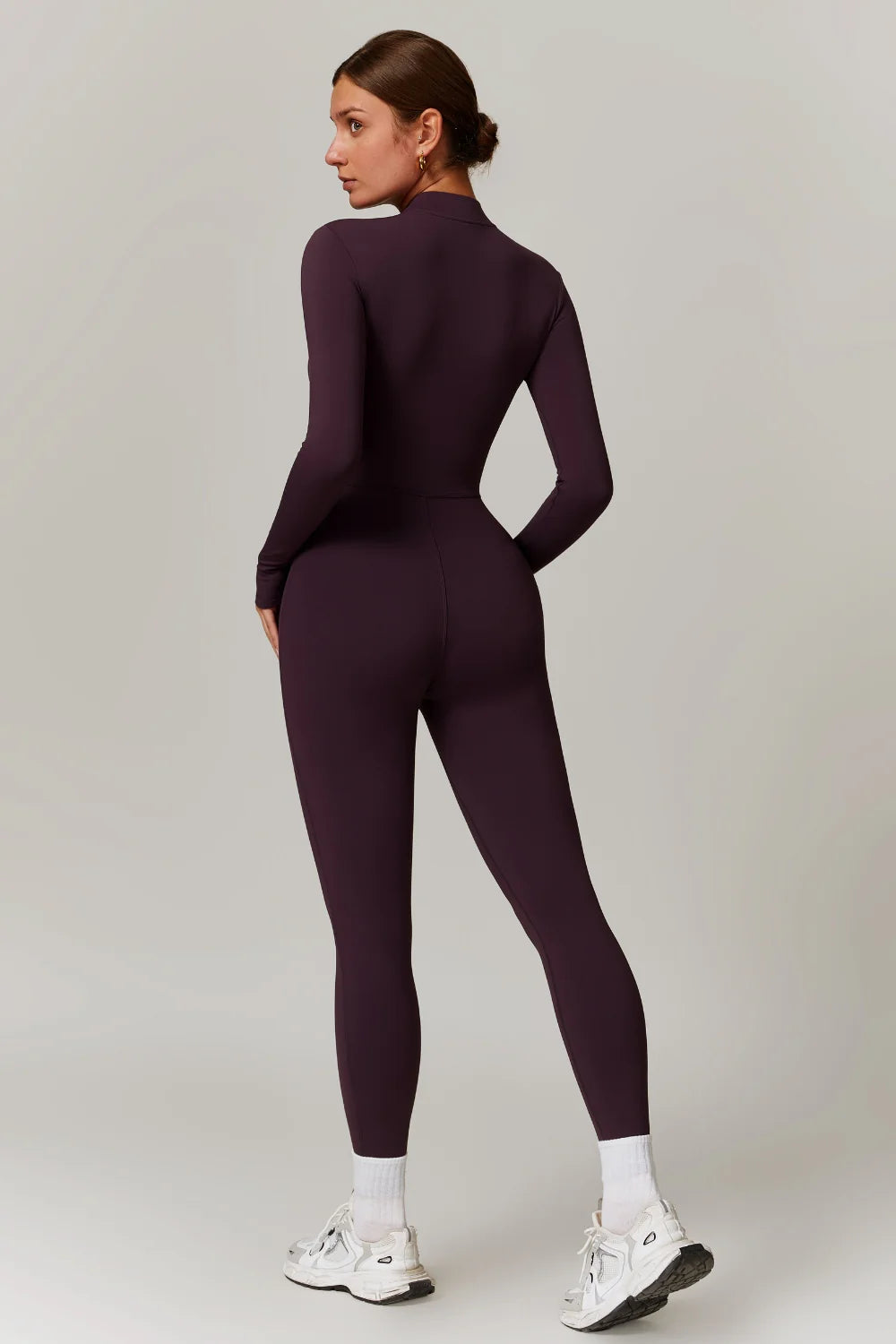 Warme Winterjumpsuit Fleece Gevoerd Stretch Stof