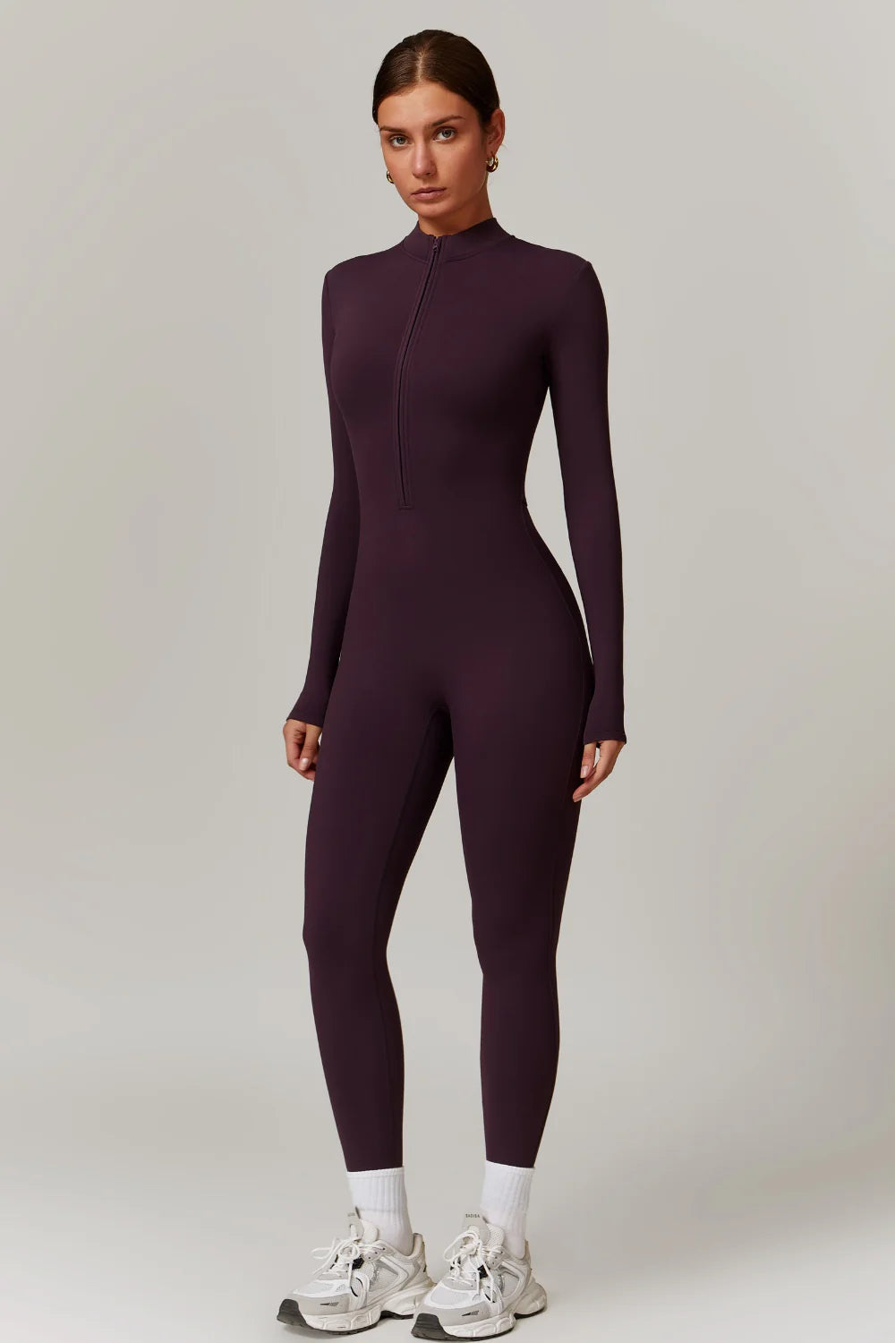 Warme Winterjumpsuit Fleece Gevoerd Stretch Stof