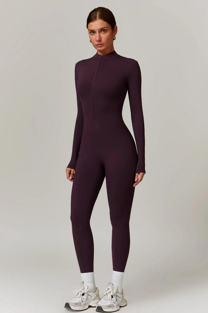 Warme Winterjumpsuit Fleece Gevoerd Stretch Stof