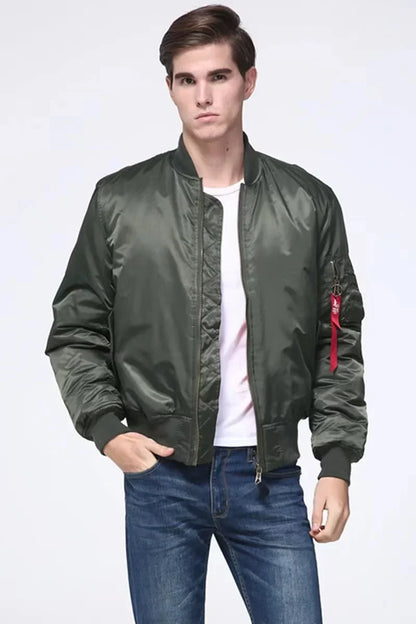 Unisex Bomberjack Met Rits Waterdicht Warm