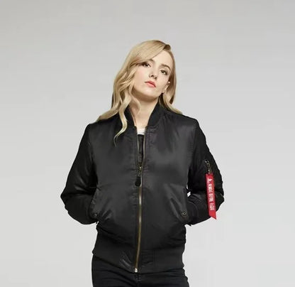 Unisex Bomberjack Met Rits Waterdicht Warm