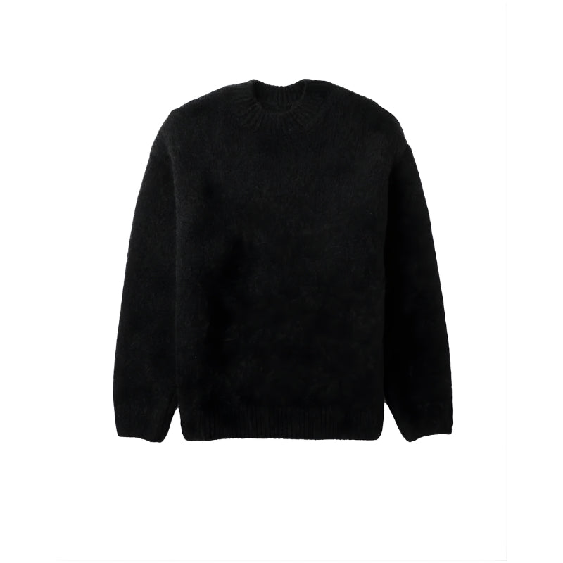 Heren Loose-Fit Gebreide Trui met Lange Mouwen