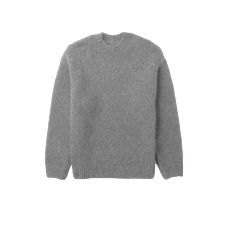 Heren Loose-Fit Gebreide Trui met Lange Mouwen