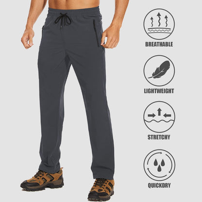 Sneldrogende Outdoorbroek Heren Stretch Broek FlexiTrek