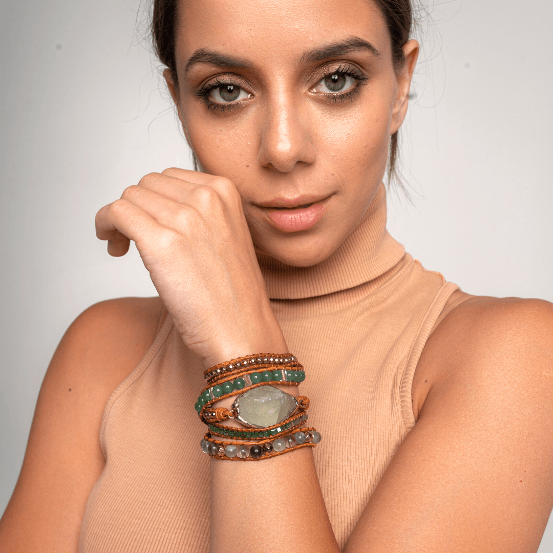 Fluoriet Armband Detoxerend met Iris Steen