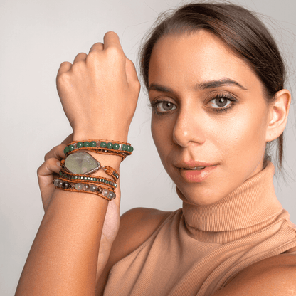 Fluoriet Armband Detoxerend met Iris Steen