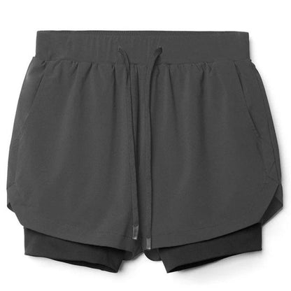 Sportshorts Met Ademend Materiaal en Zijzak voor Mannen
