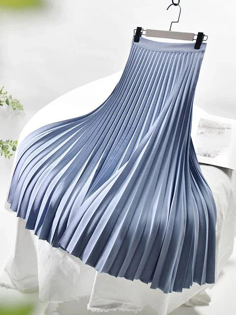 Elegante Plooirok voor Vrouwen Zwart Jurk Model
