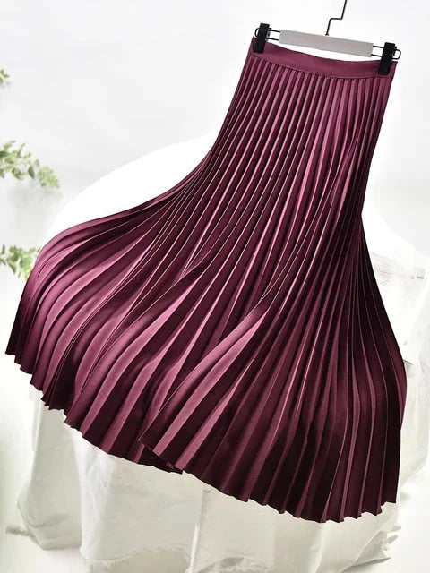 Elegante Plooirok voor Vrouwen Zwart Jurk Model