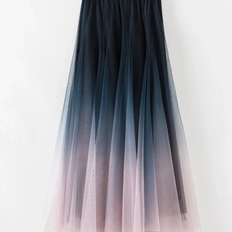 GlamorousChic Verloop Tule Midi Rok