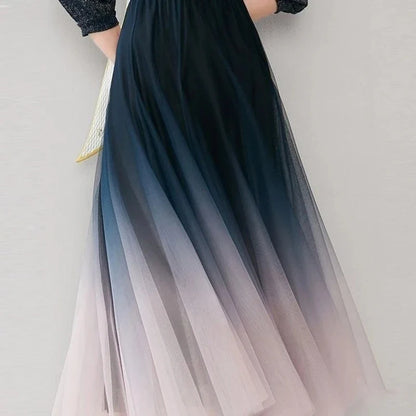 GlamorousChic Verloop Tule Midi Rok