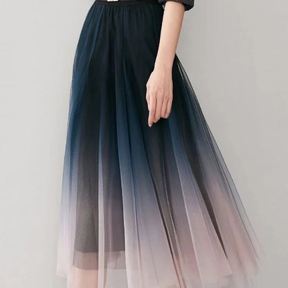 GlamorousChic Verloop Tule Midi Rok