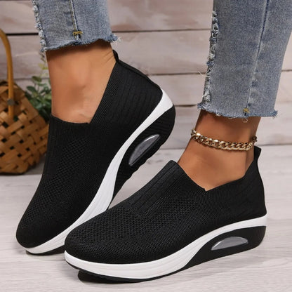 Mia | Leggere Sneakers Slip-On Traspiranti da Donna 0