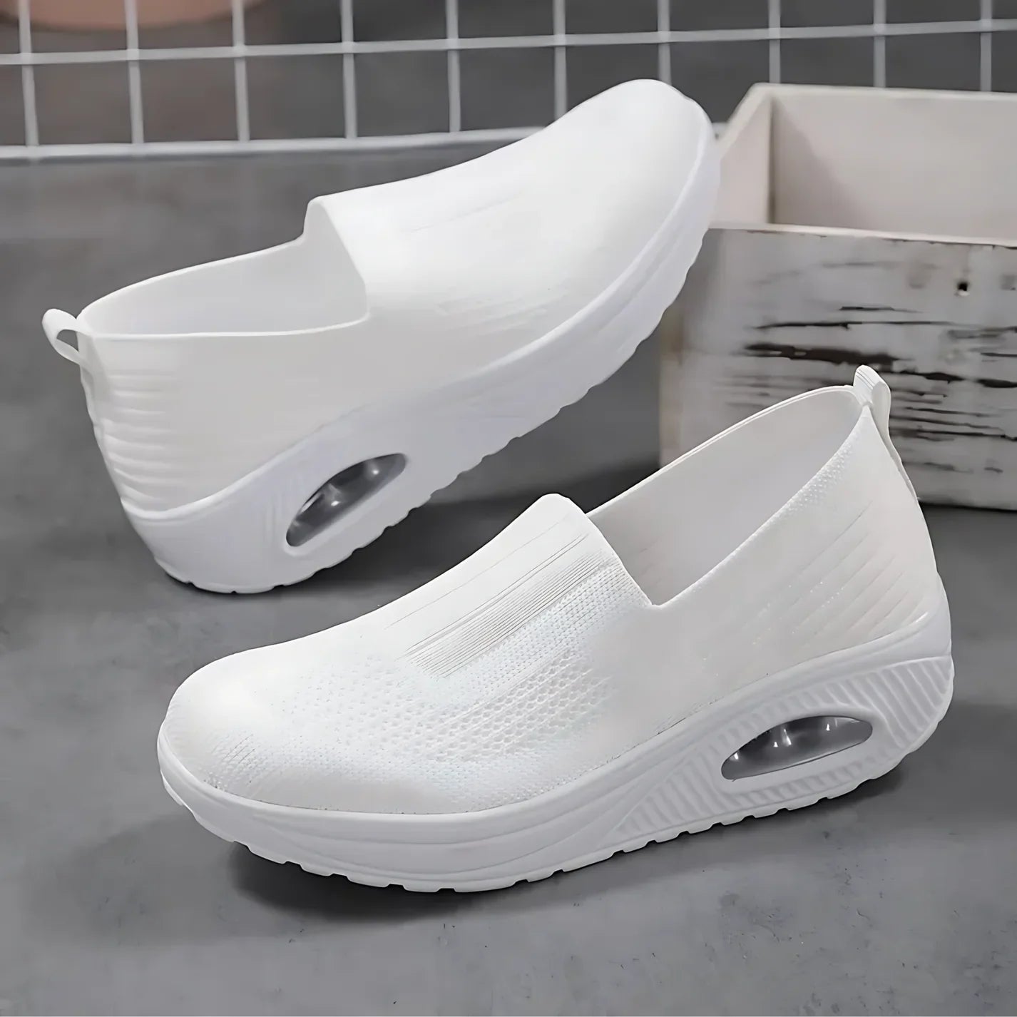 Mia | Leggere Sneakers Slip-On Traspiranti da Donna 2