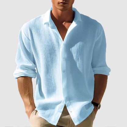 Michal | Comfortabel en stijlvol shirt met lange mouwen 0