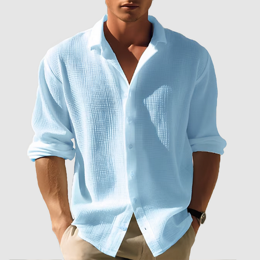 Michal | Comfortabel en stijlvol shirt met lange mouwen 0