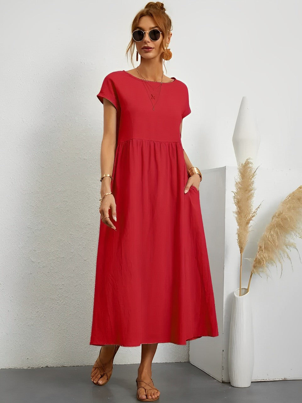 Velanora | Camille - Comfortabele Zomerjurk voor Vrouwen