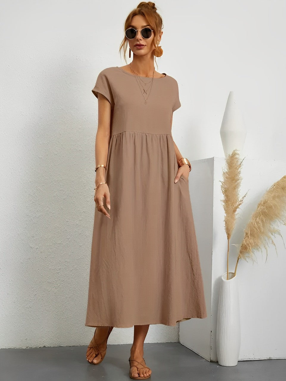 Velanora | Camille - Comfortabele Zomerjurk voor Vrouwen